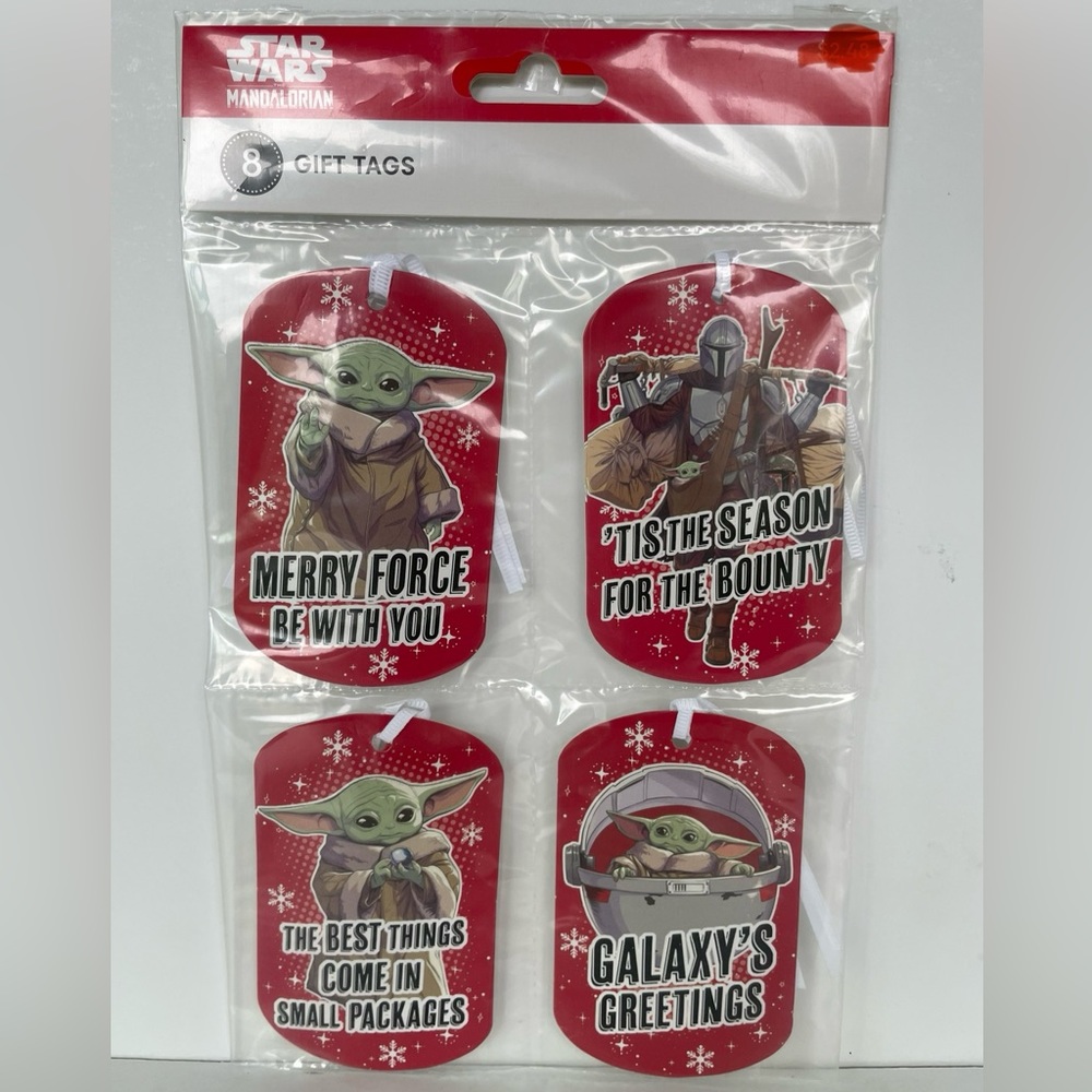 Star Wars The Mandalorian Gift Tags